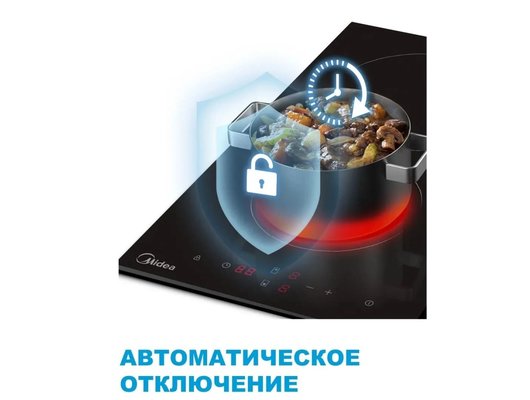 Варочная панель MIDEA MCH32101 2 конфорки электрическая HiLight